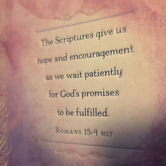 Purple and Pink Inspirational Book by BroadStreet - Picture 4 of 5